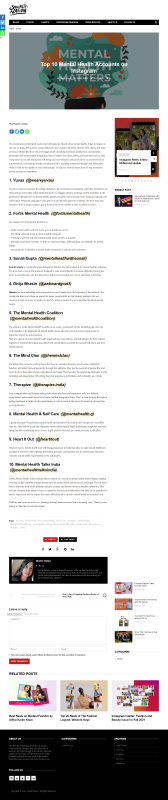 Top 10 Mental Health Accounts on Instagram