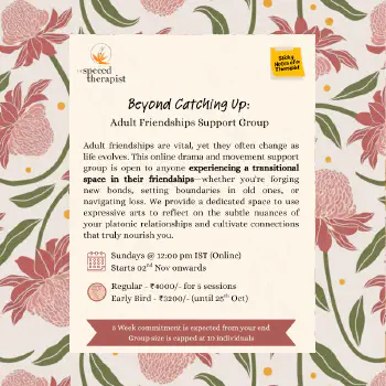 Beyond Catching Up (Adult Friendships Support Group) | Image