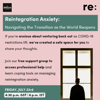 Reintegration Anxiety: Free Peer Support Group Picture
