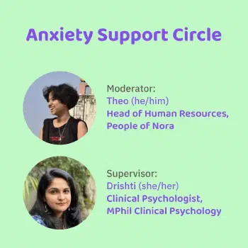 Anxiety Peer Support Circle: Under 20 (Pre-Sign Up) Picture