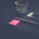A bright red sticky note image